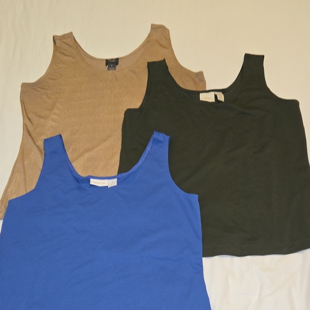 Chico's - Bundle Of 3 Tank Tops - Size 1